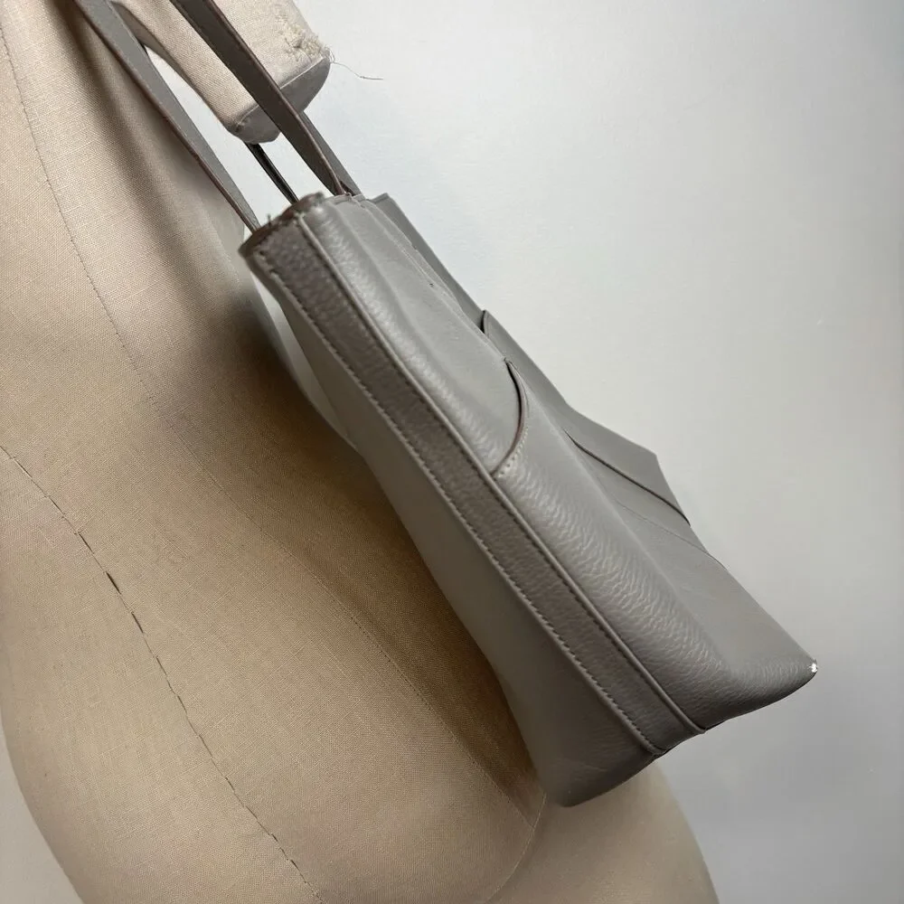 Anne Klein Gray Large Shoulder Tote Bag Purse